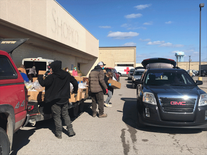 Food distribution in Escanaba News, Sports, Jobs Daily Press